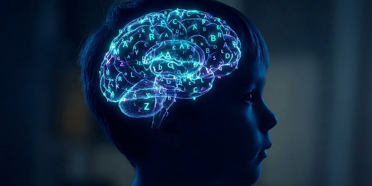 Language learning rates in autistic children decline exponentially after age two