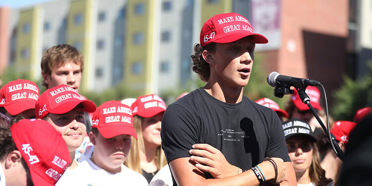 Attendees at the Grand Canyon University "You're Being Brainwashed" tour stop in Phoenix, Arizona. (Photo by Gage Skidmore)