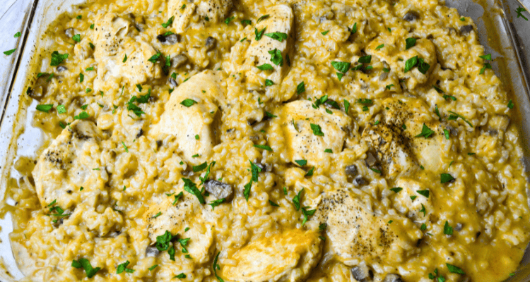 Baked Chicken and Rice