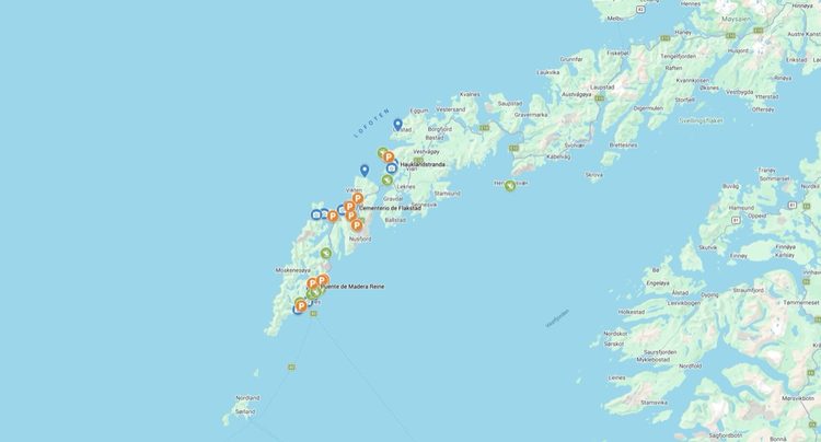 Portada del curso de Mapa de localizaciones: Lofoten
