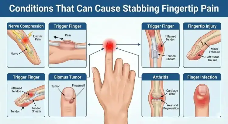 Conditions That Can Cause Stabbing Fingertip Pain