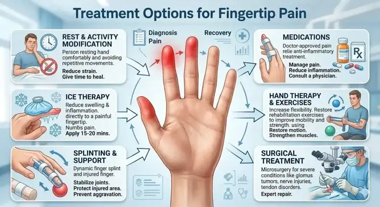 Treatment Options for Fingertip Pain