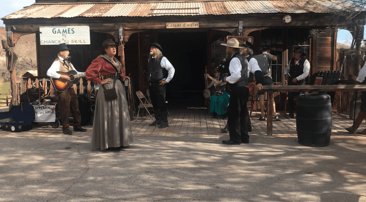 Singing quartet at Calico Days Calico Ghost town