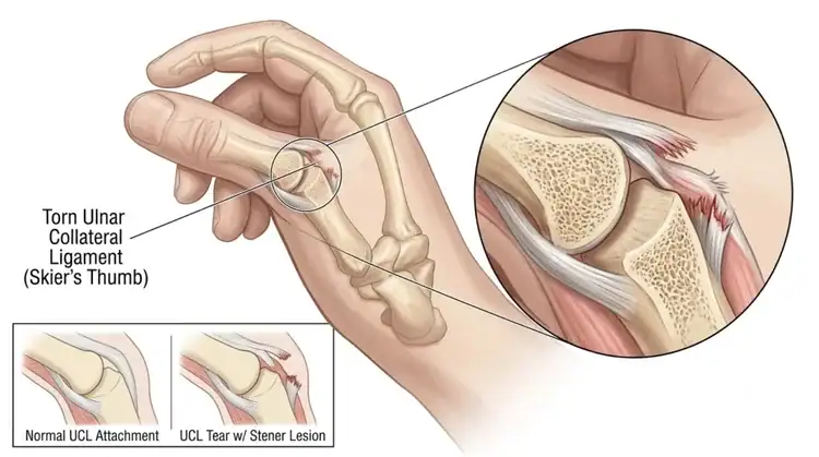 Causes of Skier’s Thumb
