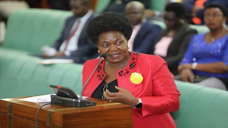 Energy Minister Nankabirwa says Uganda on track to produce oil by 2025 The-Minister-of-Energy-and-Mineral-Development-Hon.-Ruth-Nankabirwa-speaking-during-the-plenary-sitting-on-Wednesday-25-October-2023