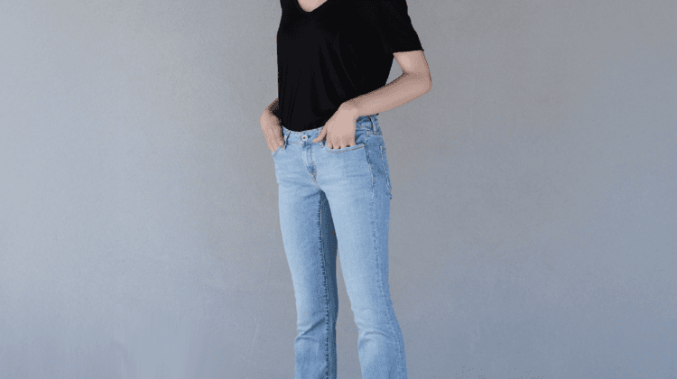 aurelia jeans a zampa by fun factory mode, abbigliamento conto terzi