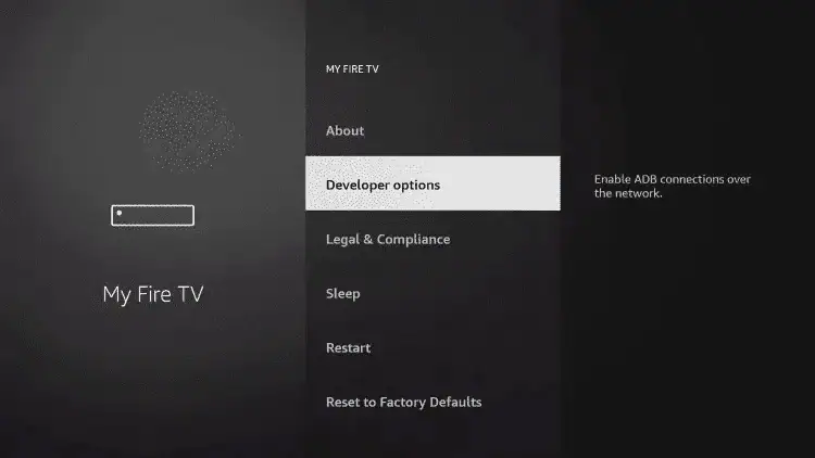 APP DEVELOPER OPTIONS