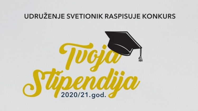 UDRUŽENJE SVETIONIK RASPISUJE KONKURS “TVOJA STIPENDIJA” ZA 2020/21. GOD.&nbsp;