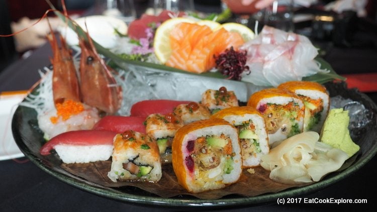 Sensational sushi and sashimi platters Sensational sushi and sashimi platters