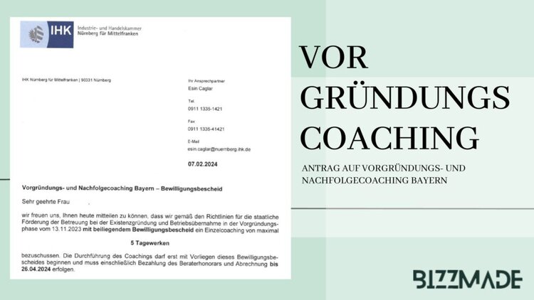 Vorgründungscoaching IHK Bayern - AVGS Gründungsberatung
