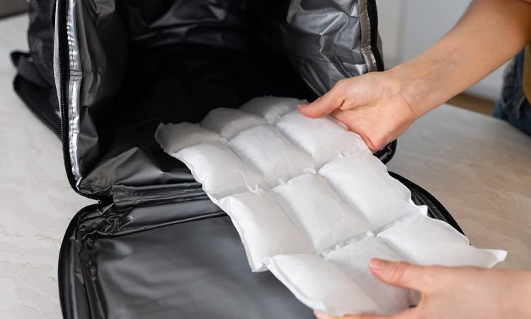 Pengiriman makanan dengan dry ice, Sumber: amazon.com