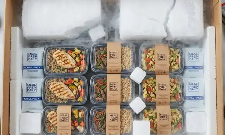 Pengiriman meal prep dengan aman, Sumber: AI