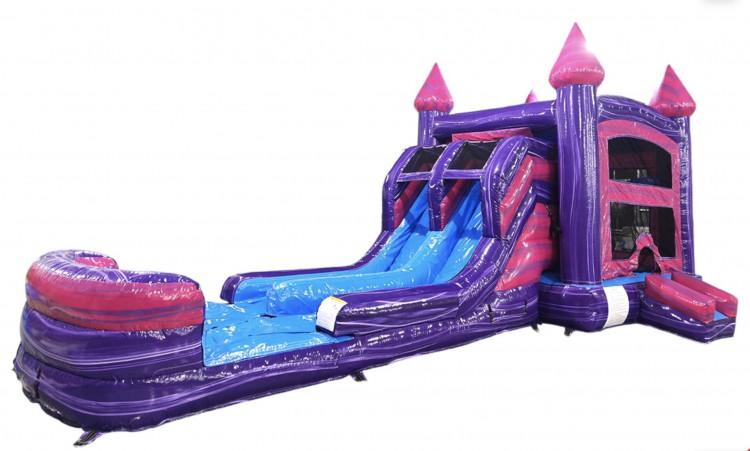 Bounce house combos rentals in Leesburg, FL with slides and climbing walls.
