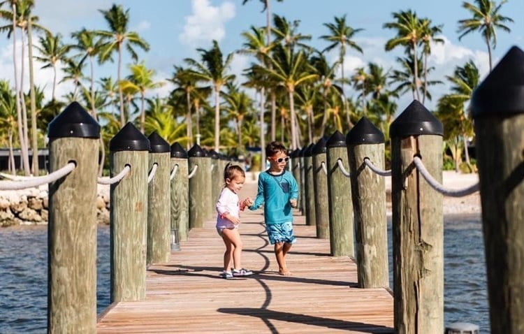 kids in islander resort