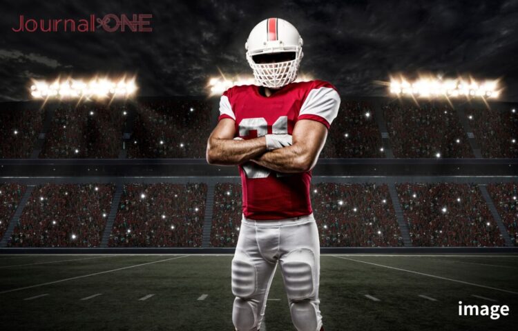 NFLポジション別有名選手を象徴するアメリカンフットボール選手とスタジアム