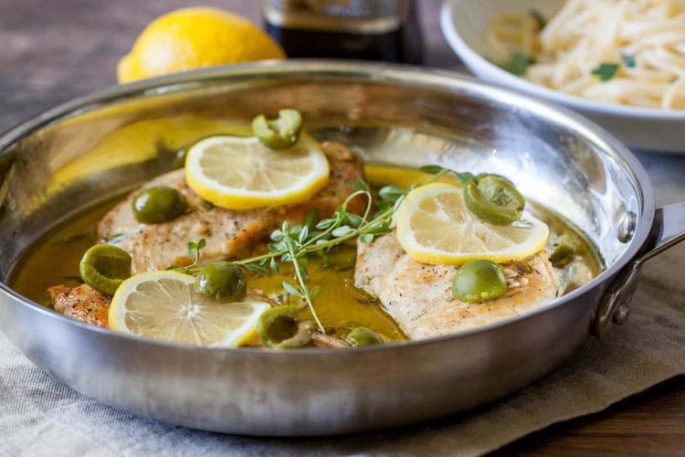 Lemon Olive Chicken Breasts