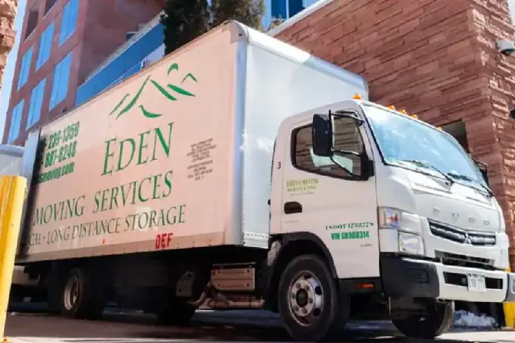Edens-Moving-Services-truck-in-Denver-ready-for-local-move-with-parking-permit-assistance