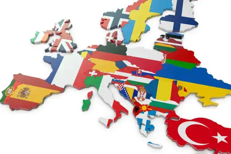 Schengen Area Map