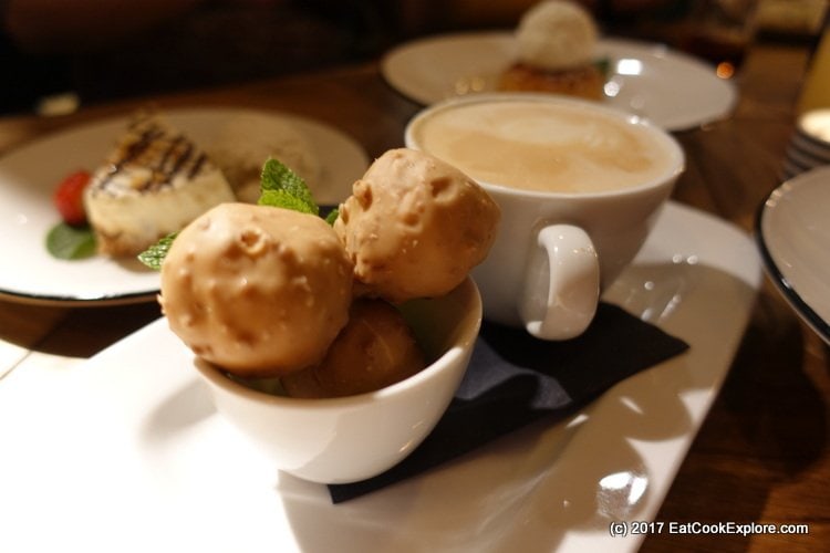 Profiteroles and Coffee Profiteroles and Coffee