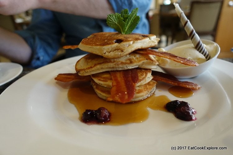 Lowndes Bar and Kitchen Blueberry Pancakes