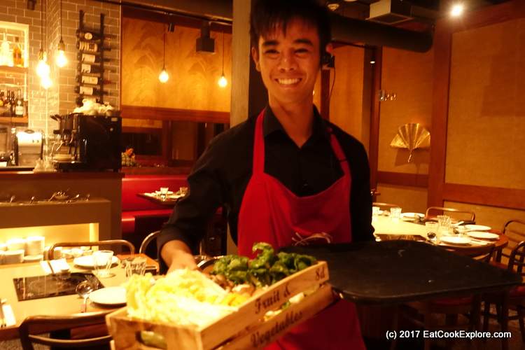 Our smiley waiter Our smiley waiter