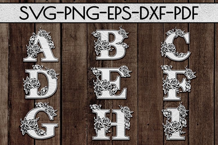 Design Bundles 3D paper cut template 3D Alphabets