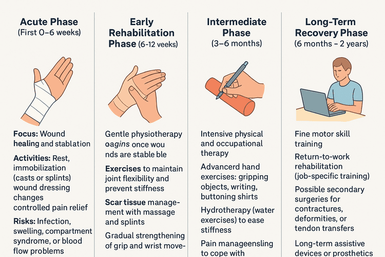 Recovery Timeline After a Crushing Hand Injury