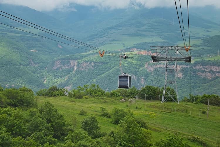 Vorotan Schlucht die Passstraße