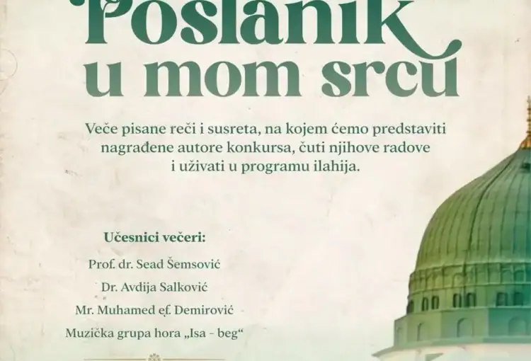 Završno književno veče konkursa  „Poslanik u mom srcu“