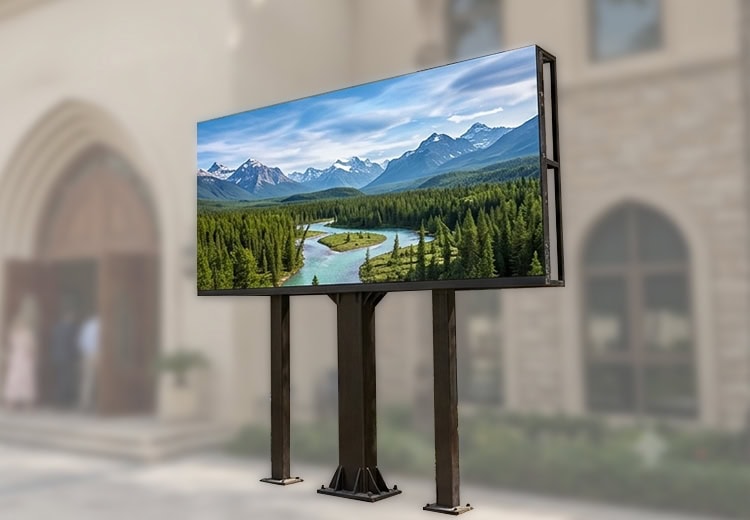 EcoCOB outdoor COB LED display with Flip Chip COB technology for superior outdoor reliability and protection