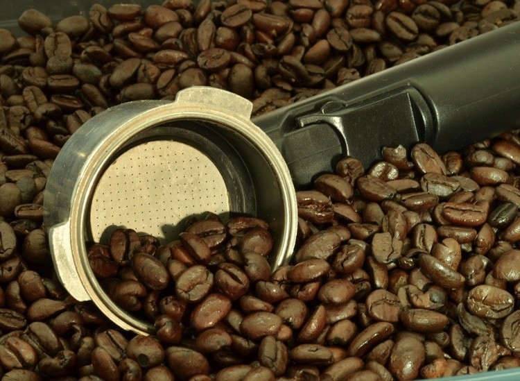 A variety of aged coffee samples