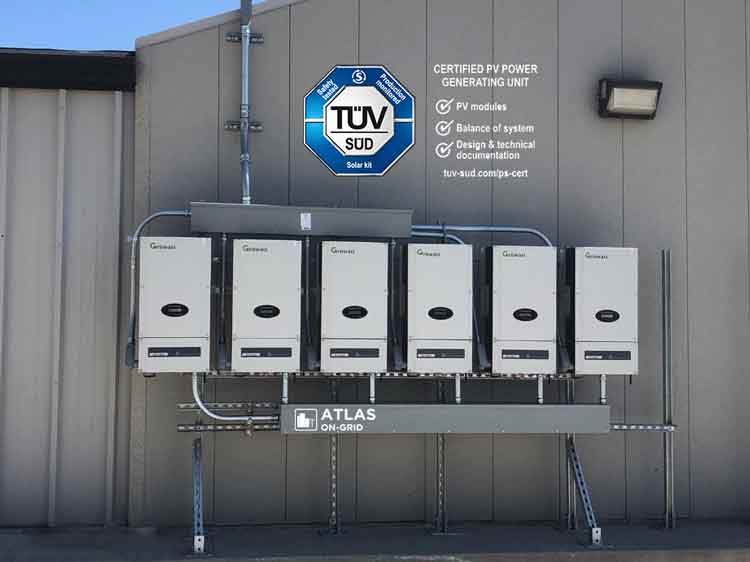 Commercial Solar Inverters for ATLAS On Grid PV System