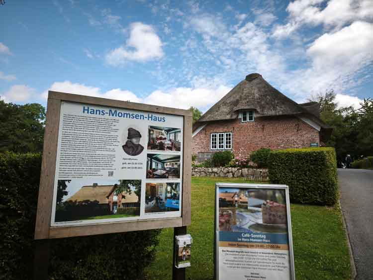 Hans-Momsen-Haus am Erlebnispfad Fahretoft