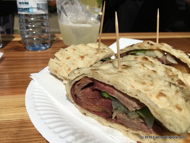 Smoked Picanha Sandwich by Smokey Locomotive Comidafest Southbank -Smoked Picanha Sandwich by Smokey Locomotive