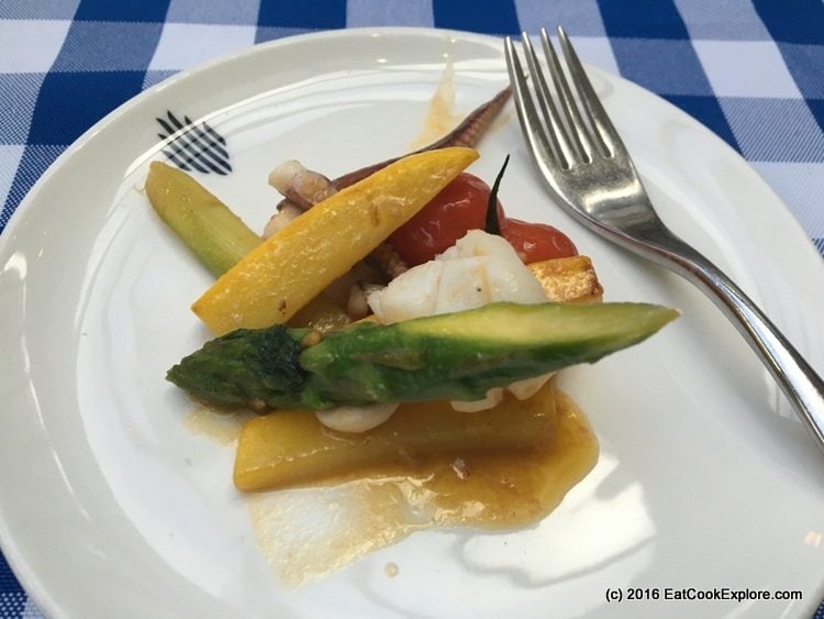 A little bit of Nice on Le Meridien's Summer Terrace 7 Le Meridien Provencal Squid