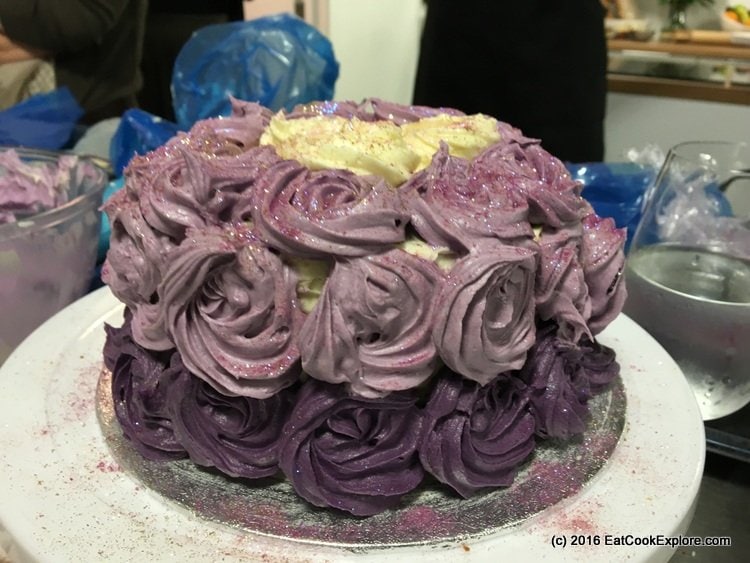 Purple Ombre Eric Lanlard #cakefitforaqueen