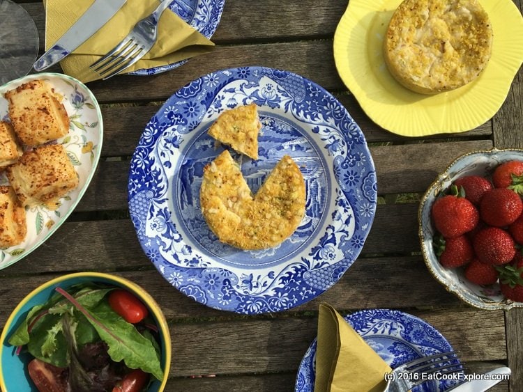 higgidy picnic with ham hock and pea quiche