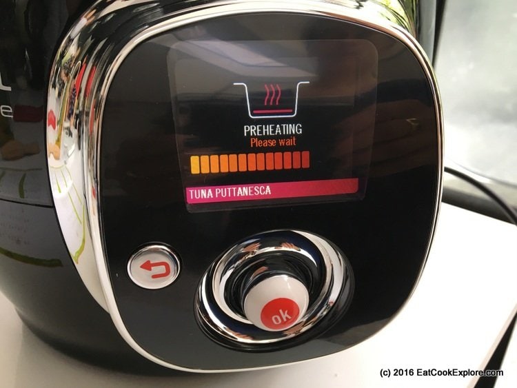 Tefal Cook4Me Screen instructions