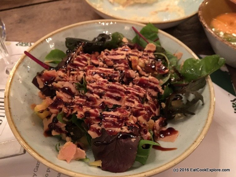 Spanish Foie Salad Iberica Spanish Foie Salad