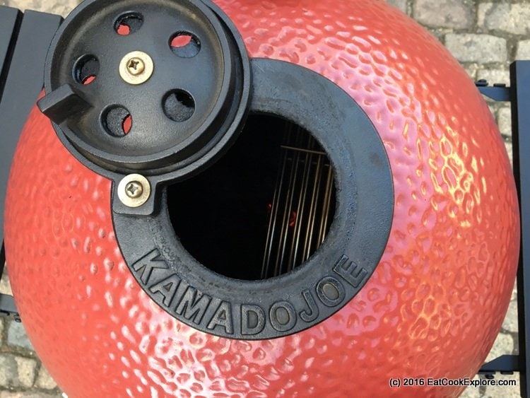 BBQ with Branston at the London Barbecue School 9 branstons-bbq Kamado Joe air vent