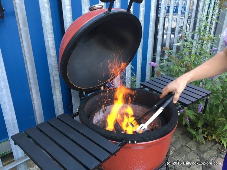 BBQ with Branston at the London Barbecue School 11 branstons-bbq Stoking the flames