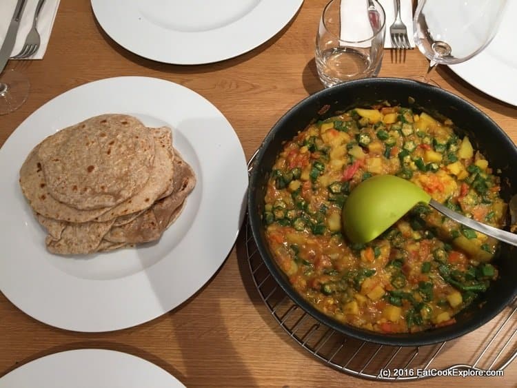Karahi Okra and potato curry