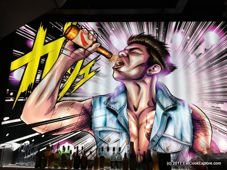 The Manga that tells a story at Yuu Kitchen