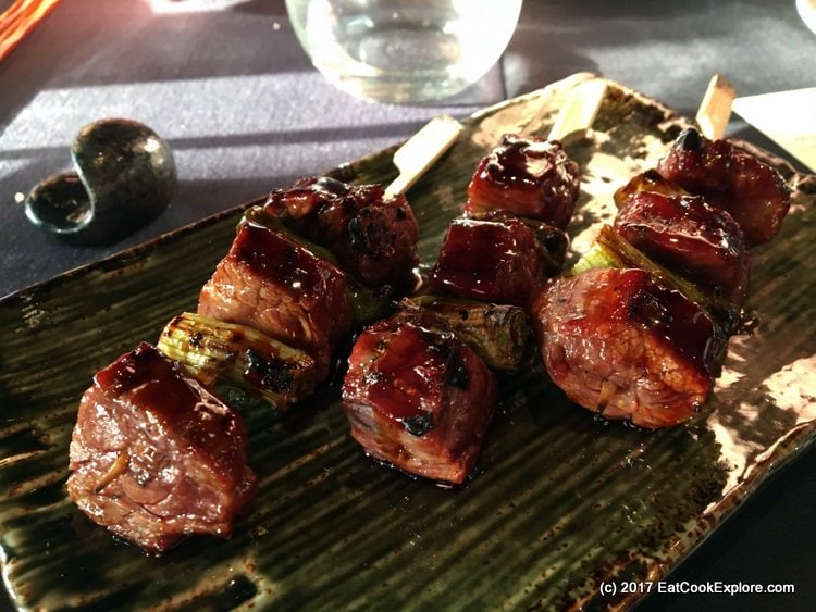 Teriyaki Wagyu Beef Skewers Teriyaki Wagyu Beef Skewers