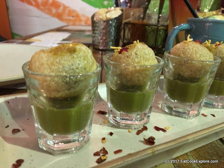 Pani Poori Chai Thali
