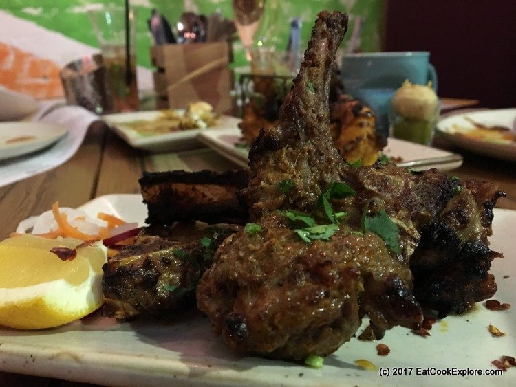 Juicy Lamb Chops Chai Thali