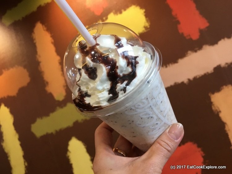 New McDonalds Belgian Chocolate Honeycomb Iced Frappe