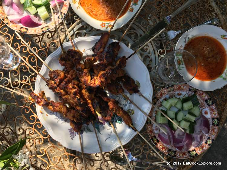 Grilled Malaysian Chicken Satay Recipe
