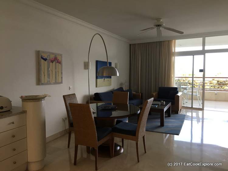 The open plan sitting area Gran Anfi apartments
