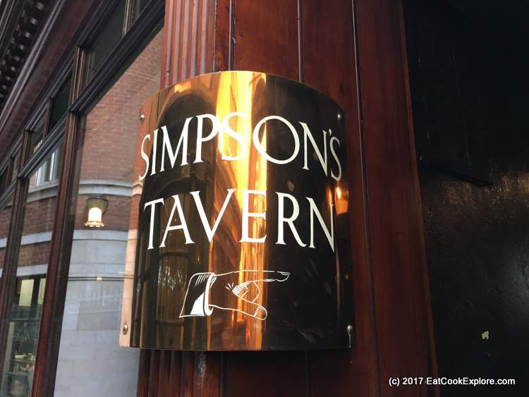 Simpsons Tavern Cornhill